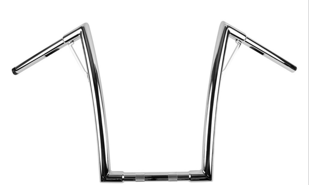 16” x 1-1/4” Louie handlebar - chrome - burly brand