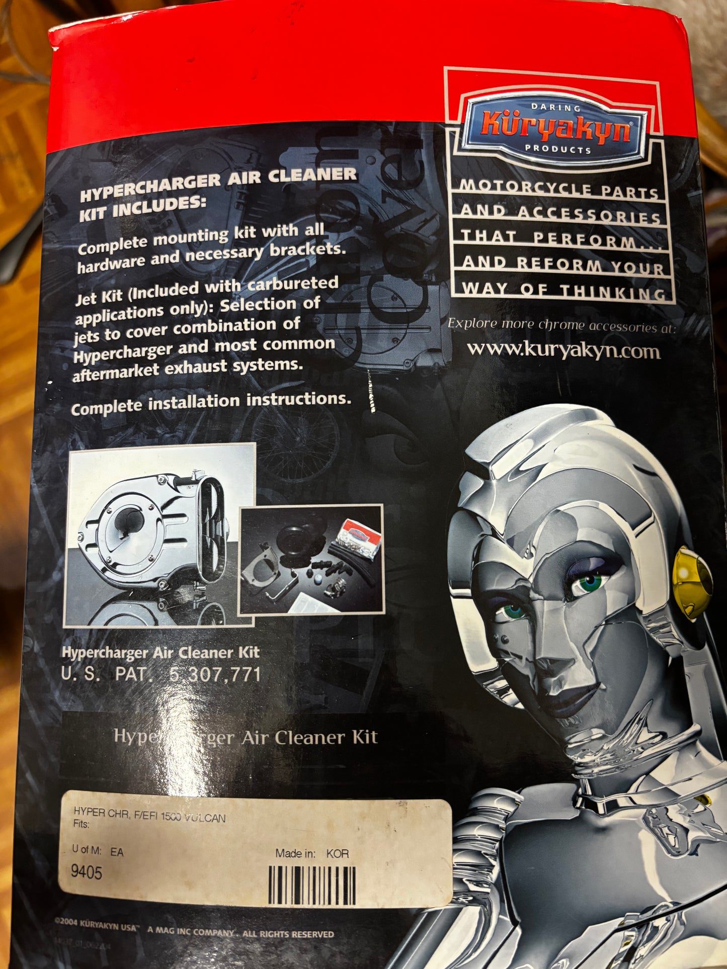 Kuryakyn Hypercharger Air Filter Assemblies 9405