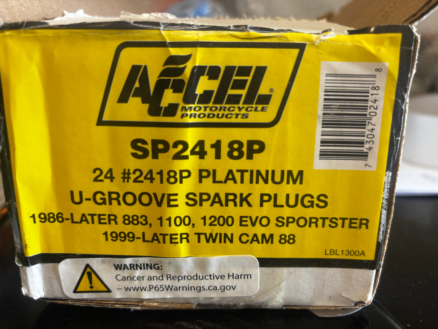 Platinum Spark Plugs - 
Fits Twin Cam 1999-2017, Sportster 1986-2021, Victory &