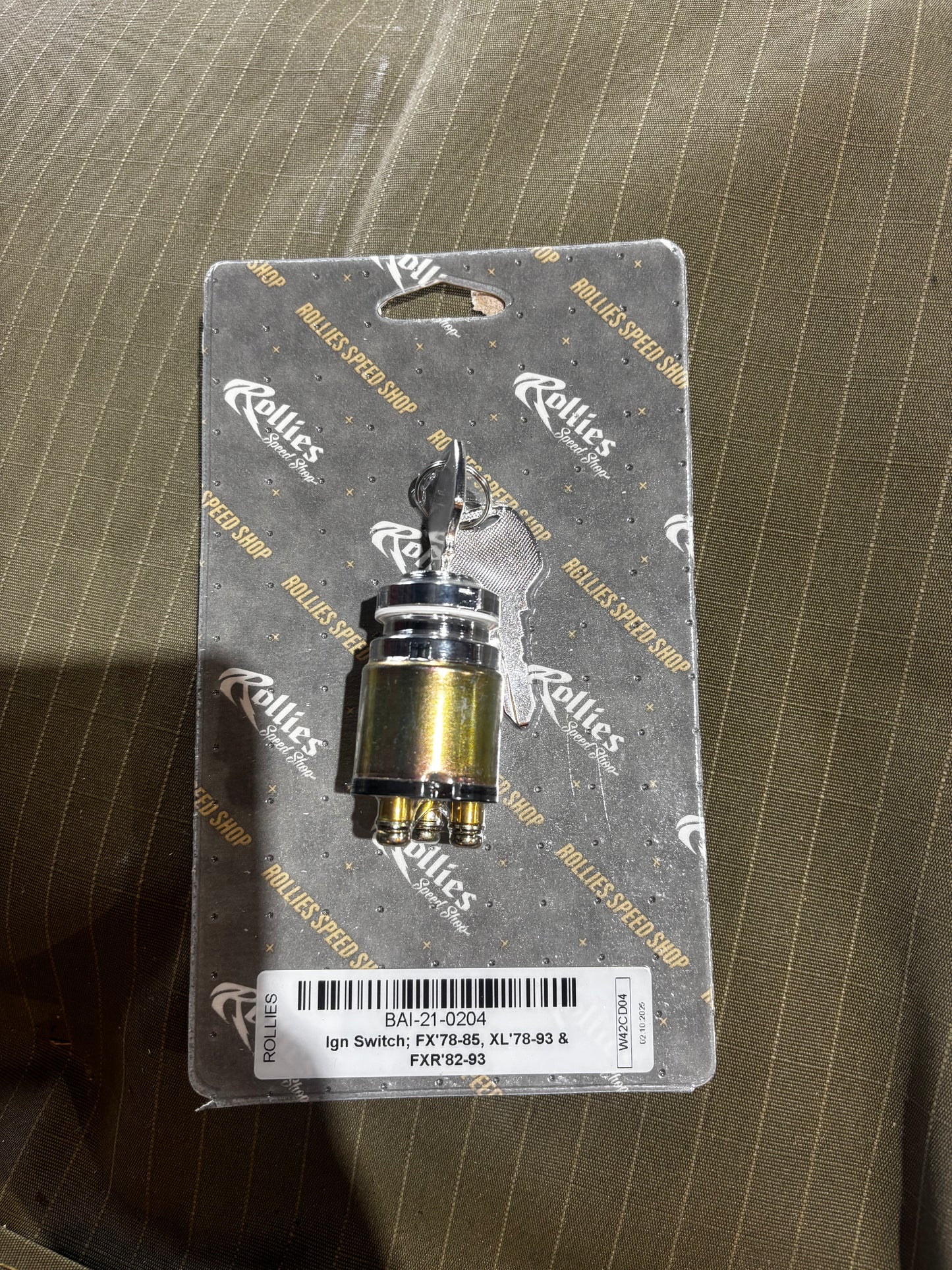 Ignition Switch. Fits FX 1978-1985, Sportster 1978-1993 & FXR 1982-1933