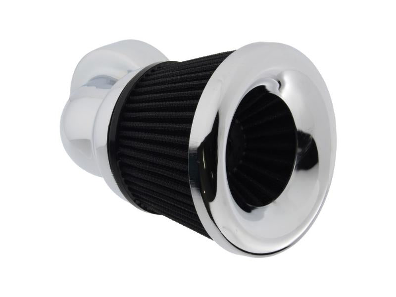 ARLEN NESS VELOCITY 90 AIR CLEANER KIT - CHROME FITS TWIN CAM 2008-2017 WITH THROTTLE-BY-WIRE.