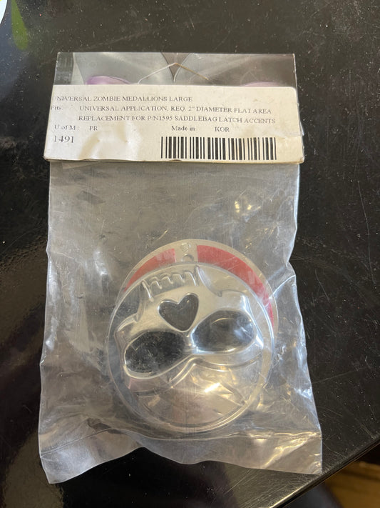 kuryakyn 1491 universal zombie medallions large