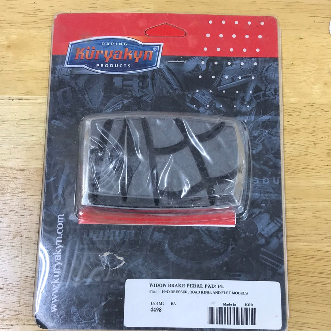 Kuryakyn 4498 widow brake pedal pad: FL