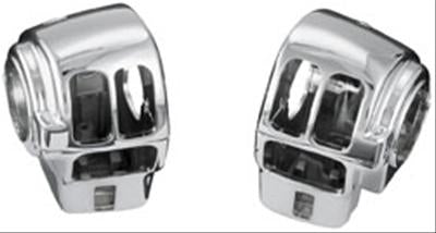 KURYAKYN 7806 CHROME SWITCH HOUSINGS, RADIO