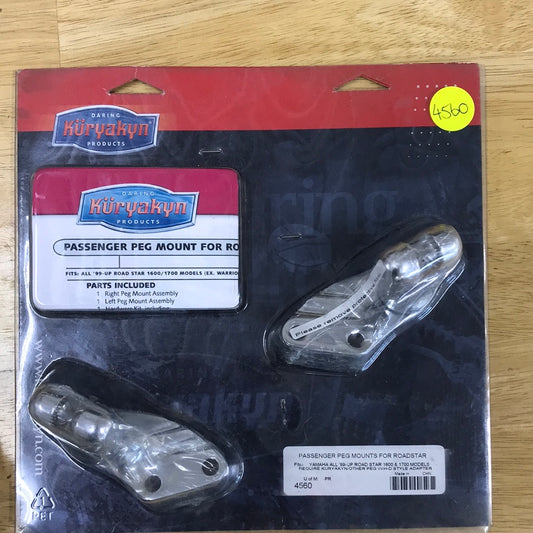 Kuryakyn 4560 passenger peg mounts for roadstar