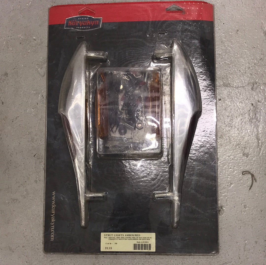 Kuryakyn 2115 strut lights Amber/red