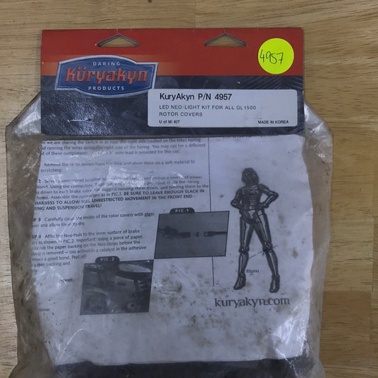 Kuryakyn 4957 LED NEO-LIGHT KIT FOR GL 1500 rotor covers