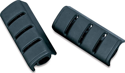 Kuryakyn 4345 Motorcycle Footpeg Components: Replacement Rubber Pads for Small ISO and Trident Pegs, Black, 1 Pair