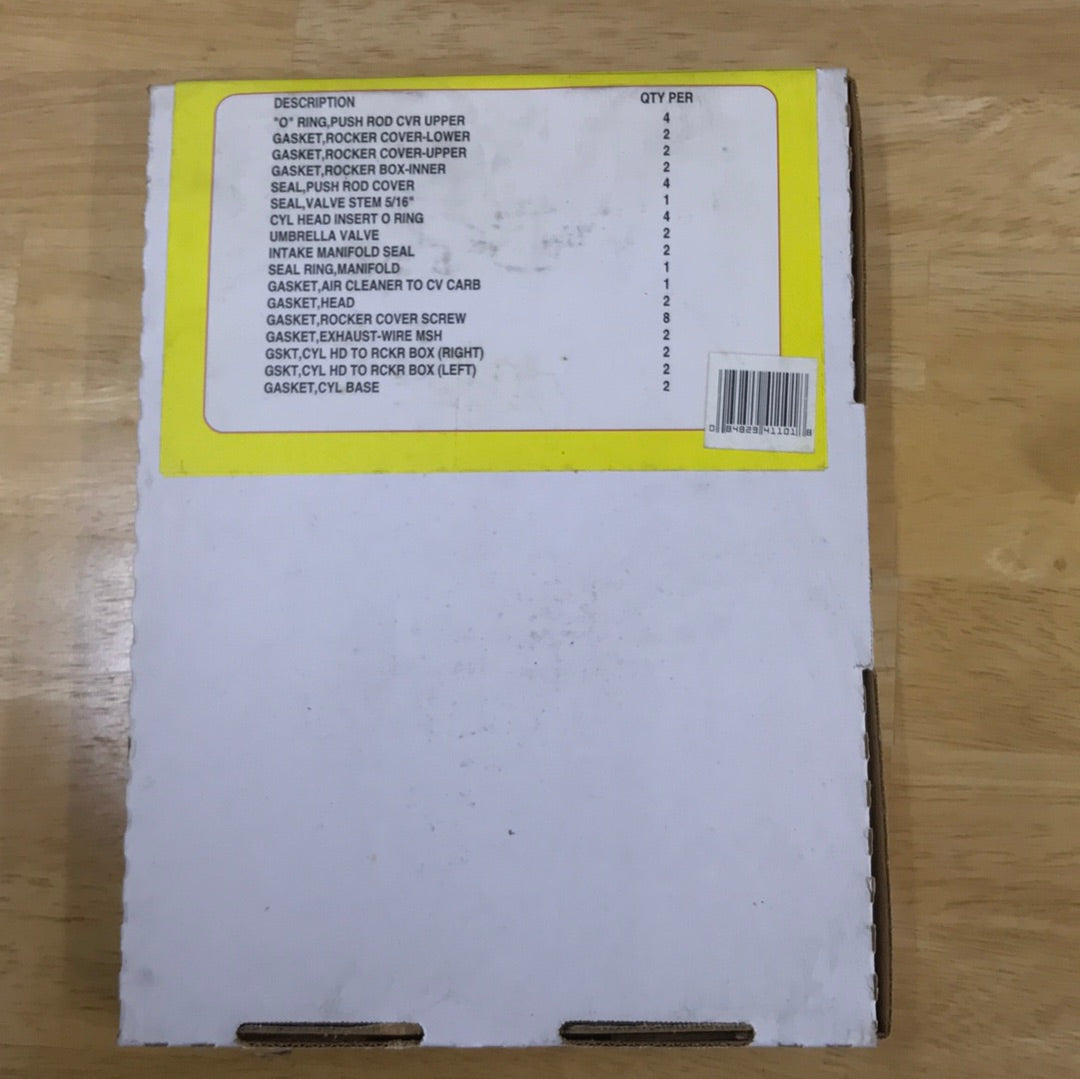 ACCEL 38001top end gasket kit