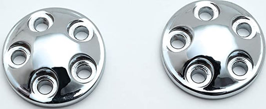 Kuryakyn 4483 Motorcycle Foot Control Component: Domed End Caps for Stiletto Stirrups, Chrome, 1 Pair