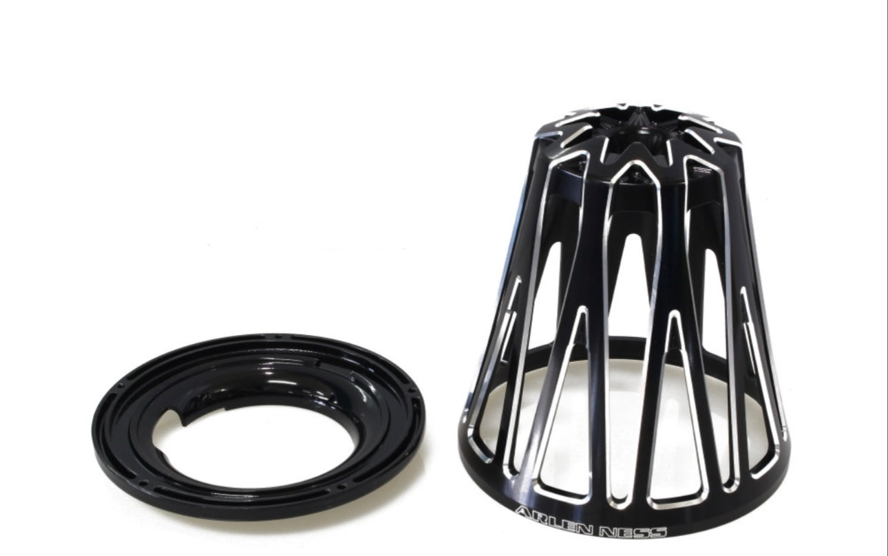 Monster sucker beveled air filter cover - Black