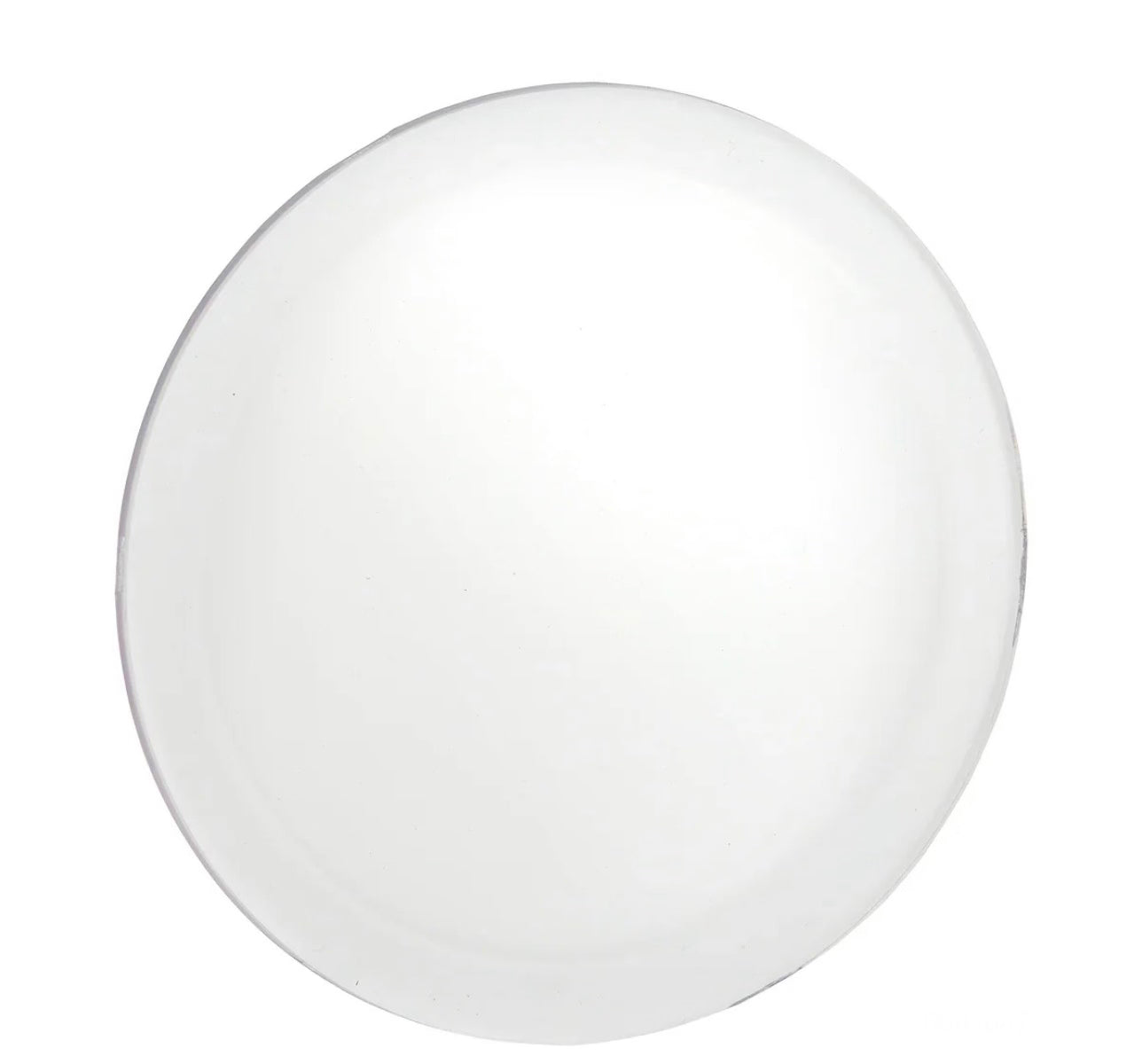 Domed polycarbonate clear window for clear tear & crossfire air cleaners