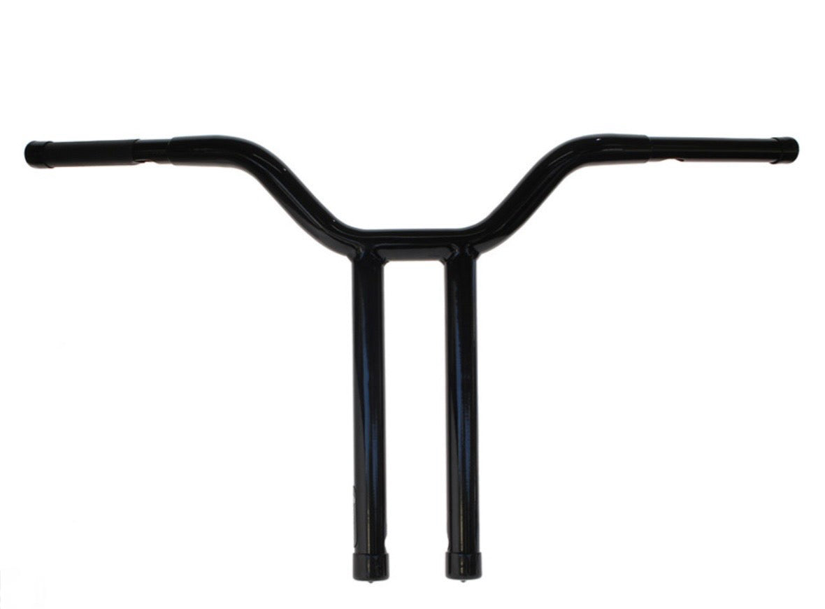 16” x 1-1/4” chubby psycho street fighter handlebar - gloss black