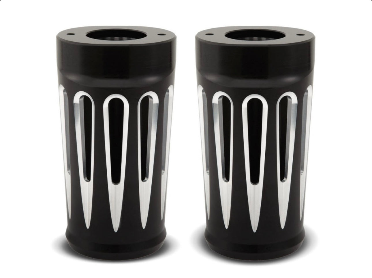 Deep cut fork boots - Black. Fits touring 2014up - Arlen ness