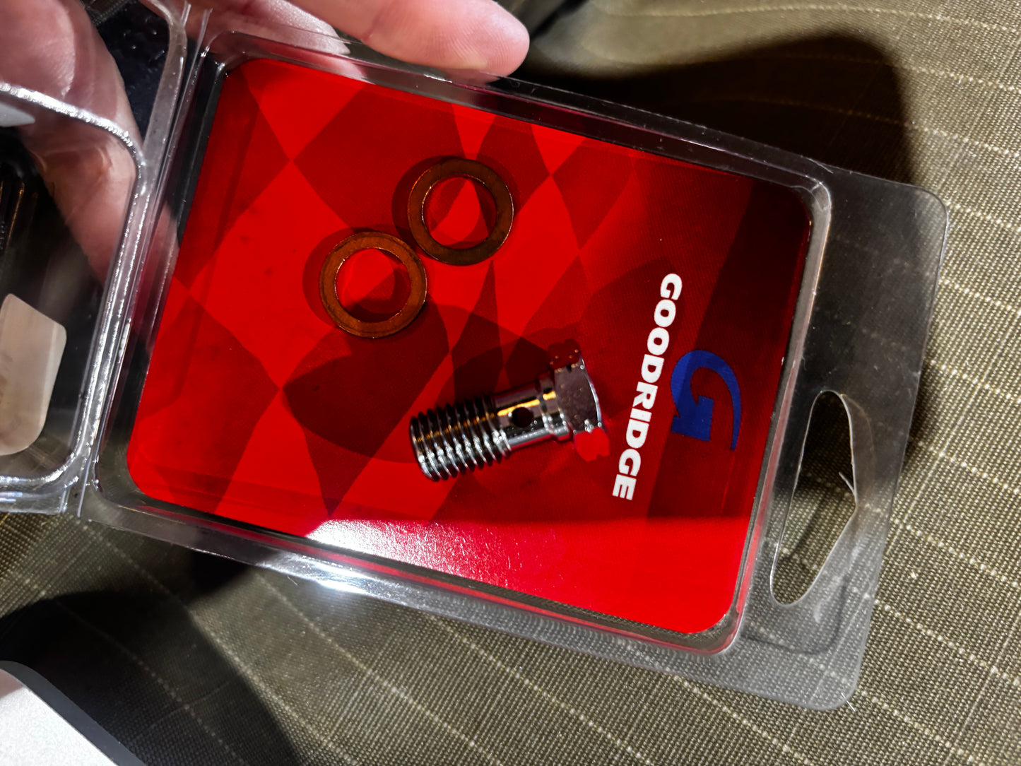 10mm M10 X 1.25 Banjo Bolt - Chrome