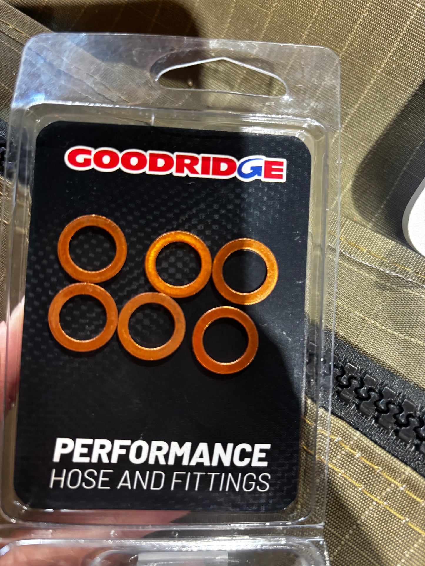 10mm / 3/8” copper crush washer - pack of 6