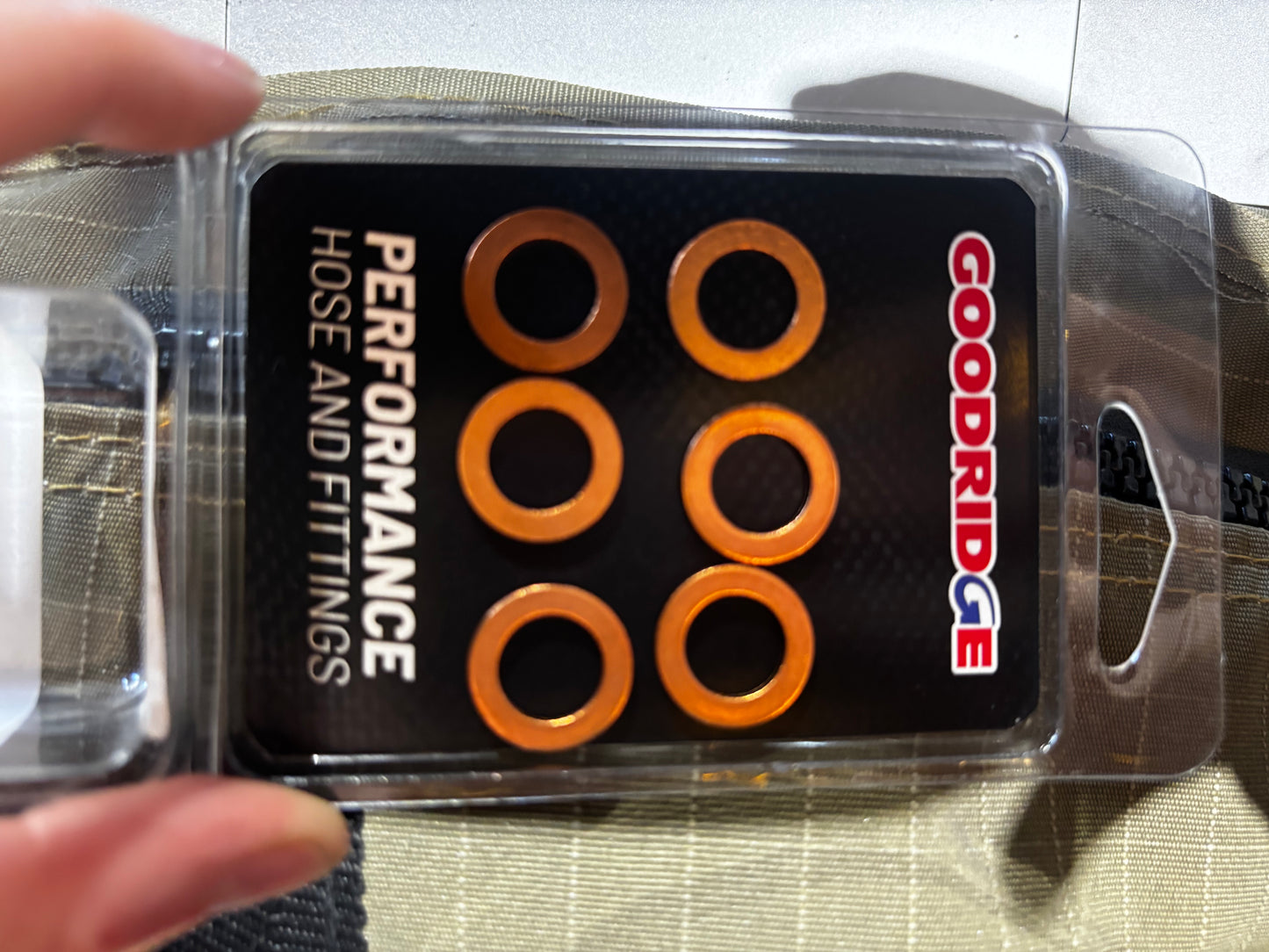 12mm / 7/16”. Copper crush washer - pack of 6