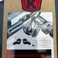 Magnum quick clamps - chrome. Fits 1” tube