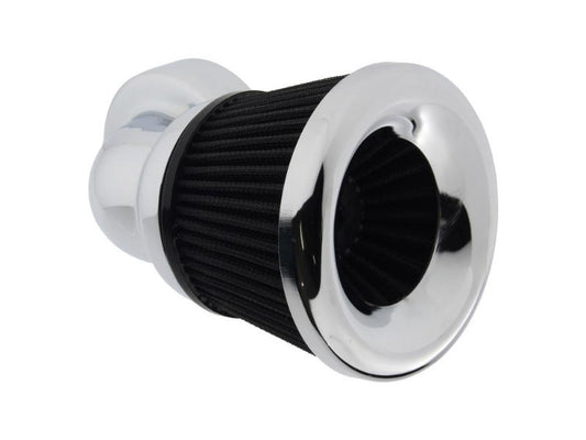 ARLEN NESS VELOCITY 90 AIR CLEANER KIT - CHROME FITS TWIN CAM 2008-2017 WITH THROTTLE-BY-WIRE.