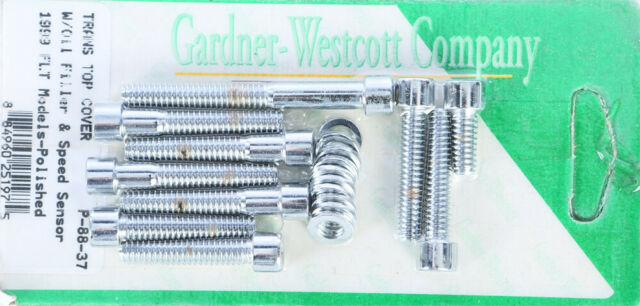 Gardner-Westcott - P-88-37 - Transmission Top Cover Polished Chrome Plated Allen Bolt Kit