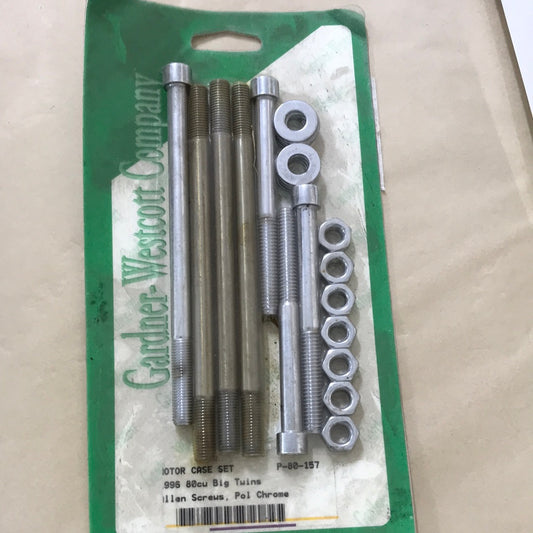 Gardner-Westcott - P-80-157 - Motor Case Chrome Steel Socket-Head Bolt Kit