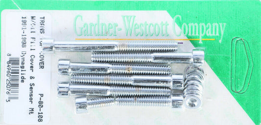 Gardner-Westcott - P-80-108 - Transmission Top Cover Polished Chrome Plated Allen Bolt Kit