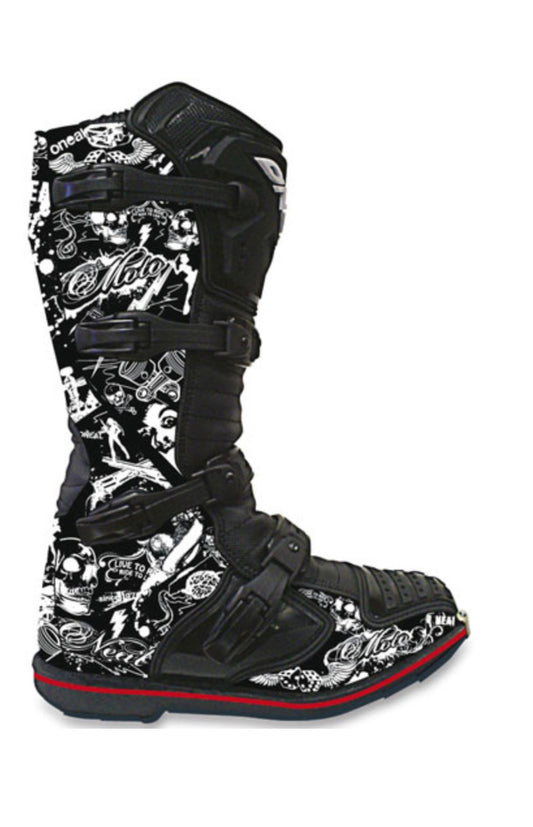 ONEAL ELEMENT BOOT, BLACK,PISTON