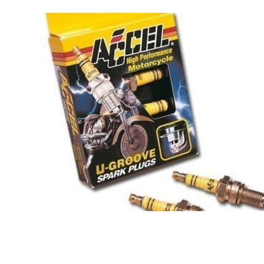 Accel a2403 Spark Plug Pairt Fits Shovel Big Twin 1975-82 COLDER