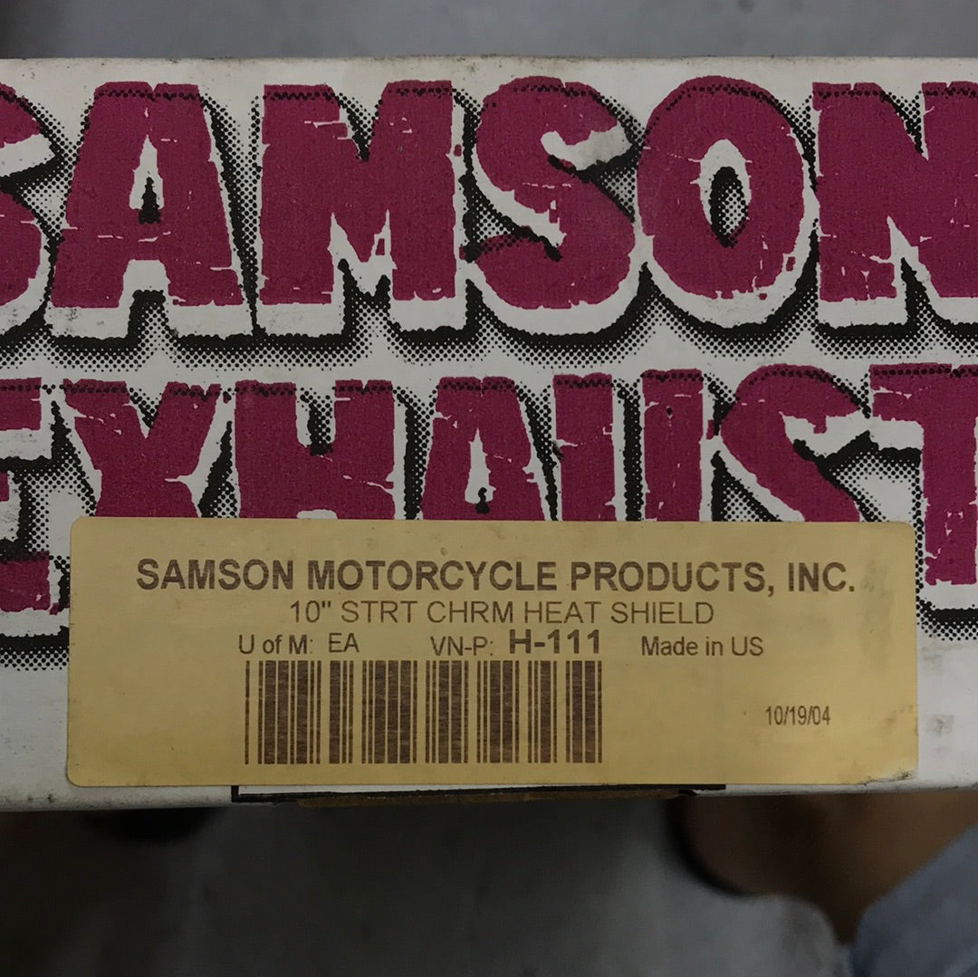 Samson heat shield 10” for 1 3/4 pipe