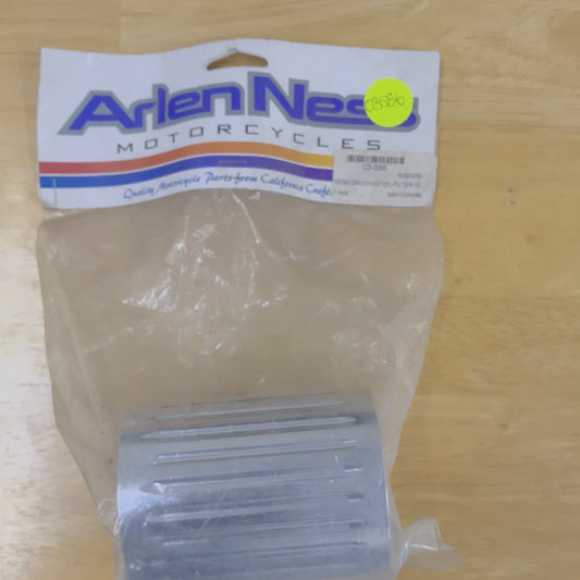 Arl03586 Arlen ness grooved oil filter  cover chrome