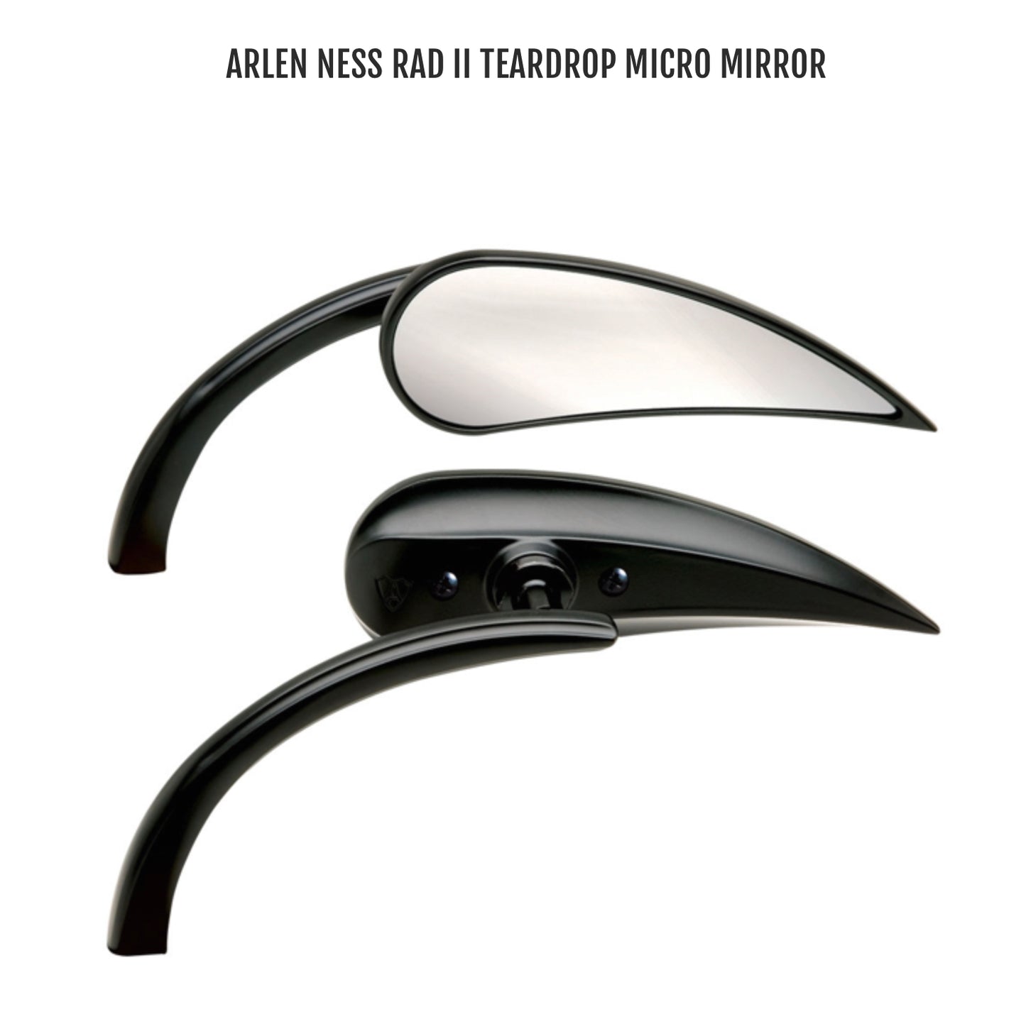 LEFT ARLEN NESS RAD II TEARDROP MICRO MIRROR, 13021